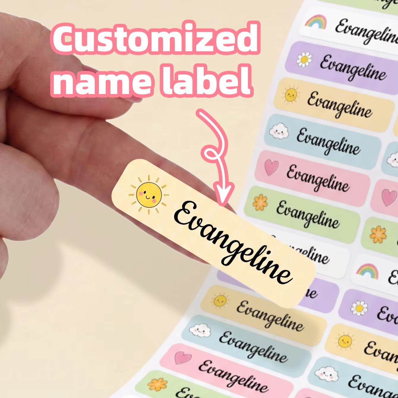 Personalized Name Box - 1-220 stuks op maat gemaakte gepersonaliseerde