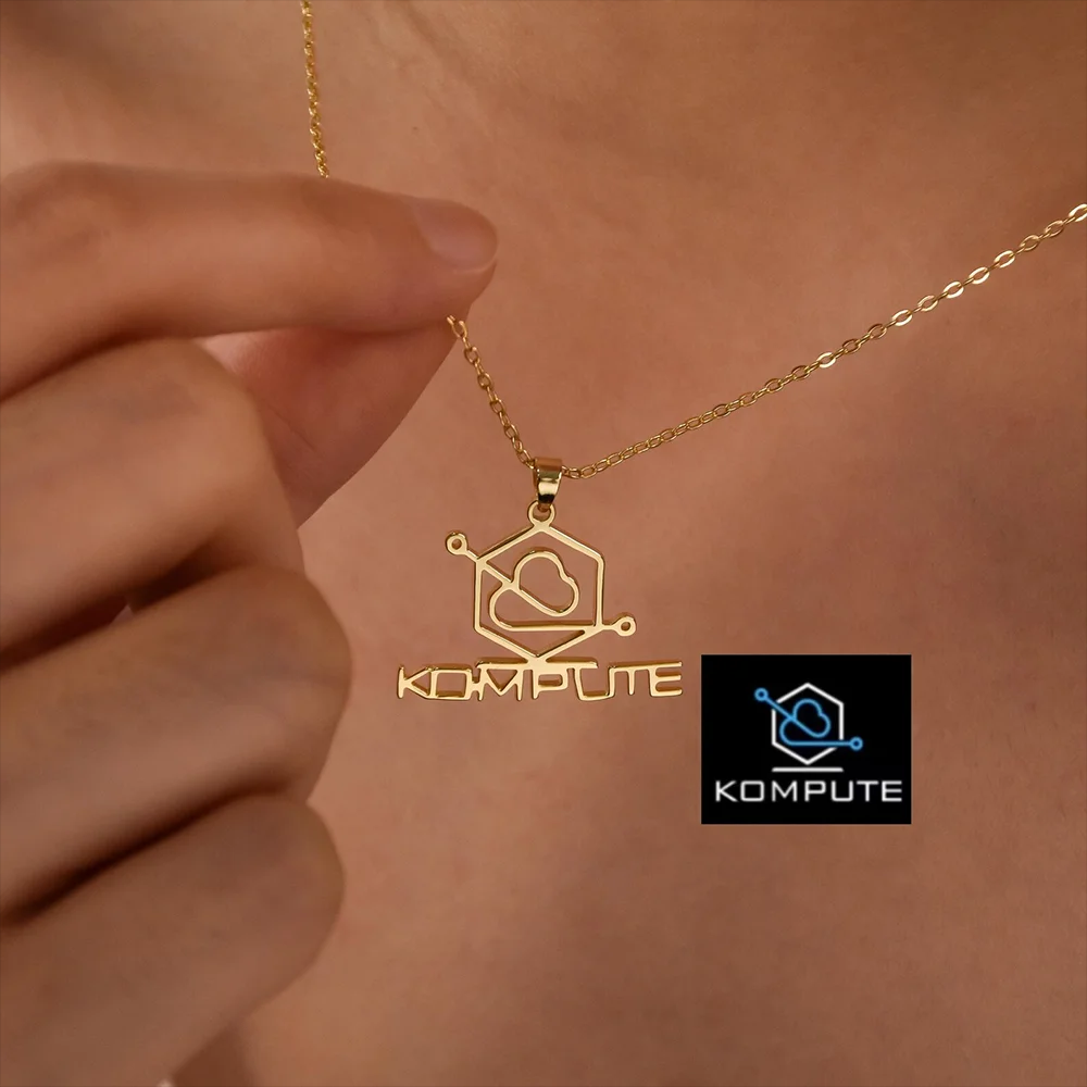 Name Necklace Custom - Aangepaste bedrijfslogo ketting gepersonaliseerd gesneden elke