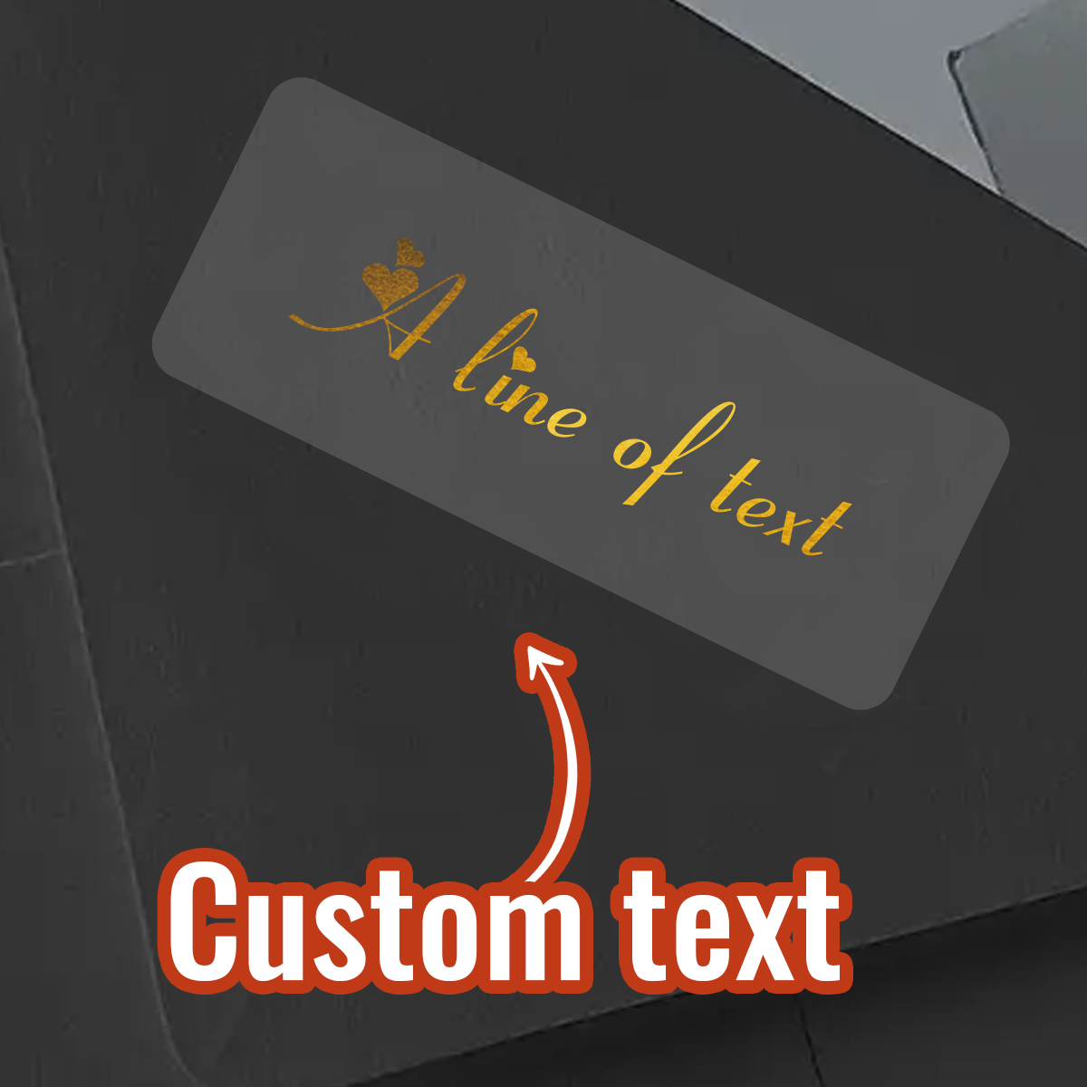 Personalised Candle Label - Op maat gemaakte rechthoekige transparante stickers