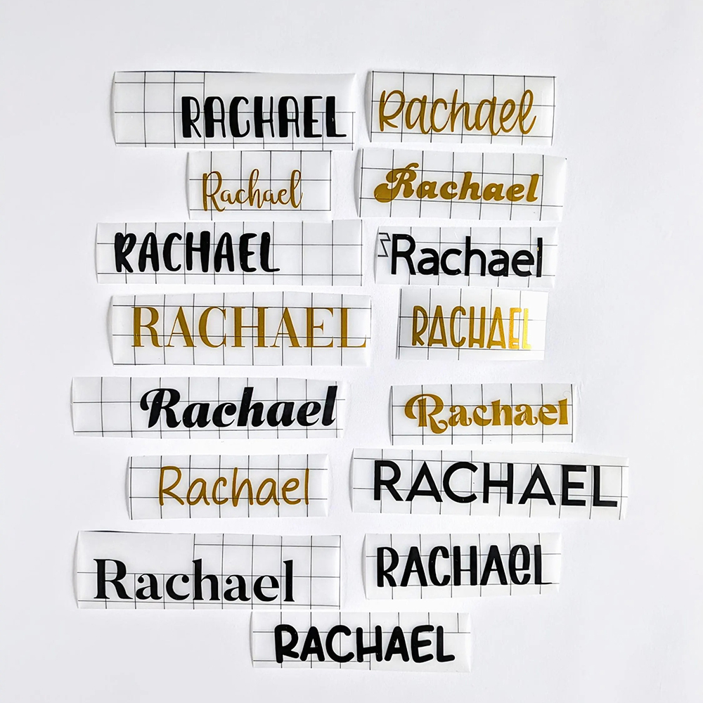 Personalised Candle Label - Gepersonaliseerde naam vinyl stickers op maat