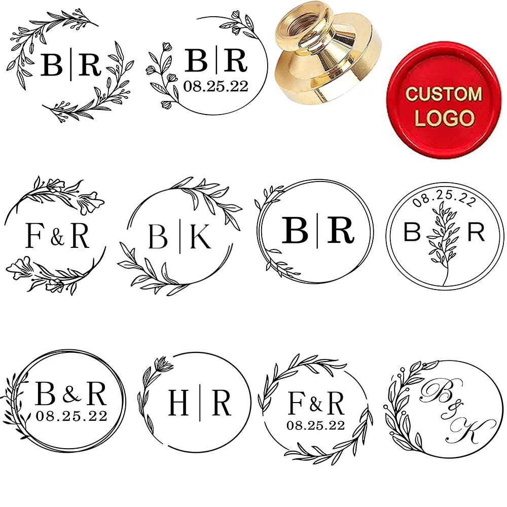 Wax Seal Letter Kit - Aangepaste brief lakzegel stempel kit, aangepaste