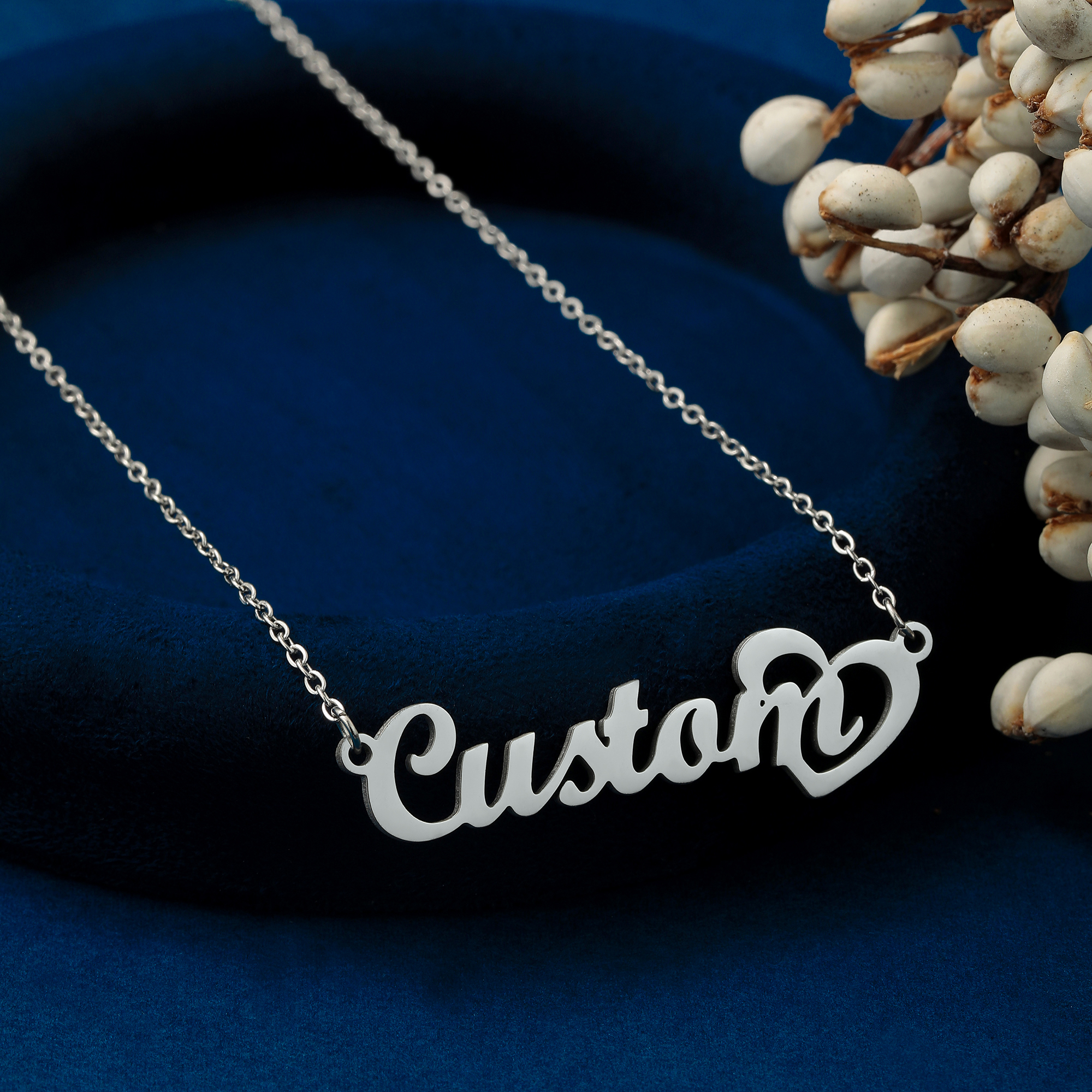 Name Necklace Custom - Aangepaste Naam Ketting Met Minimalistische Letters
