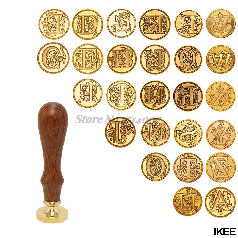 Wax Seal Letter Kit - 2026 Clear Stamps Retro 26 Letter