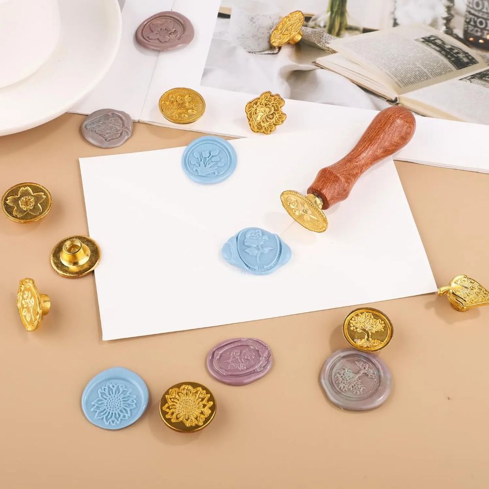 Wax Seal Letter Kit - Lakzegel Stempel Kit Wax Stempelzegel Vintage