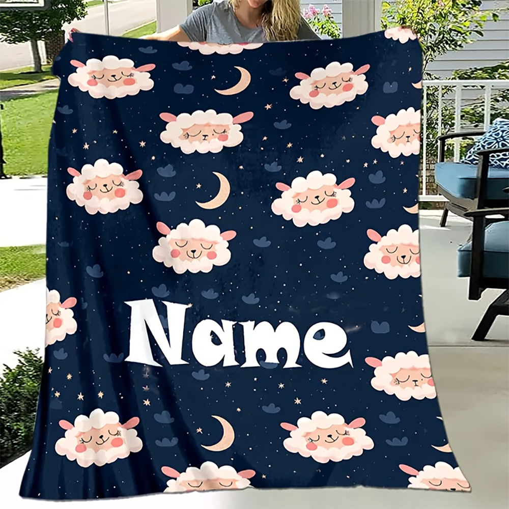 Custom Night Sky - 1 stuk gepersonaliseerde schattige schapen nachtelijke