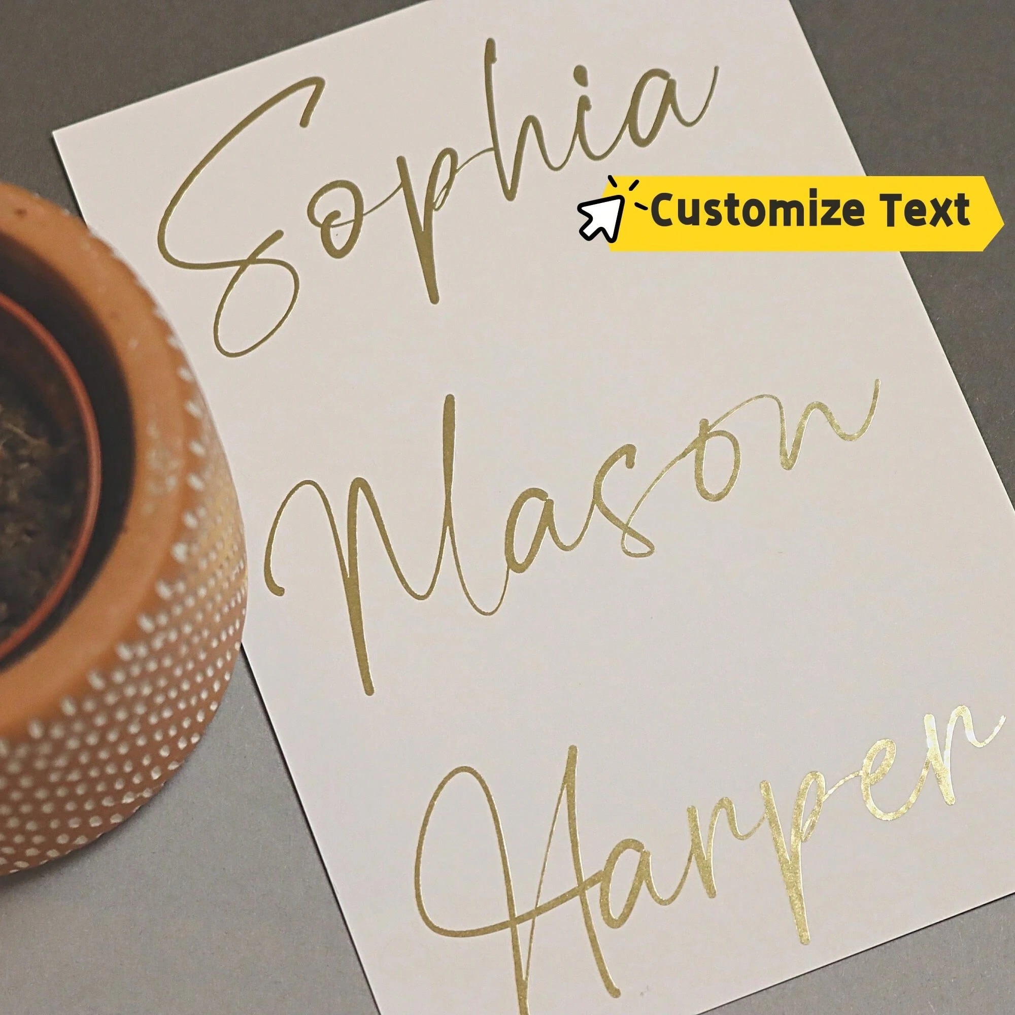 Personalised Candle Label - 50-200 stuks waterdichte transparante aangepaste tekst