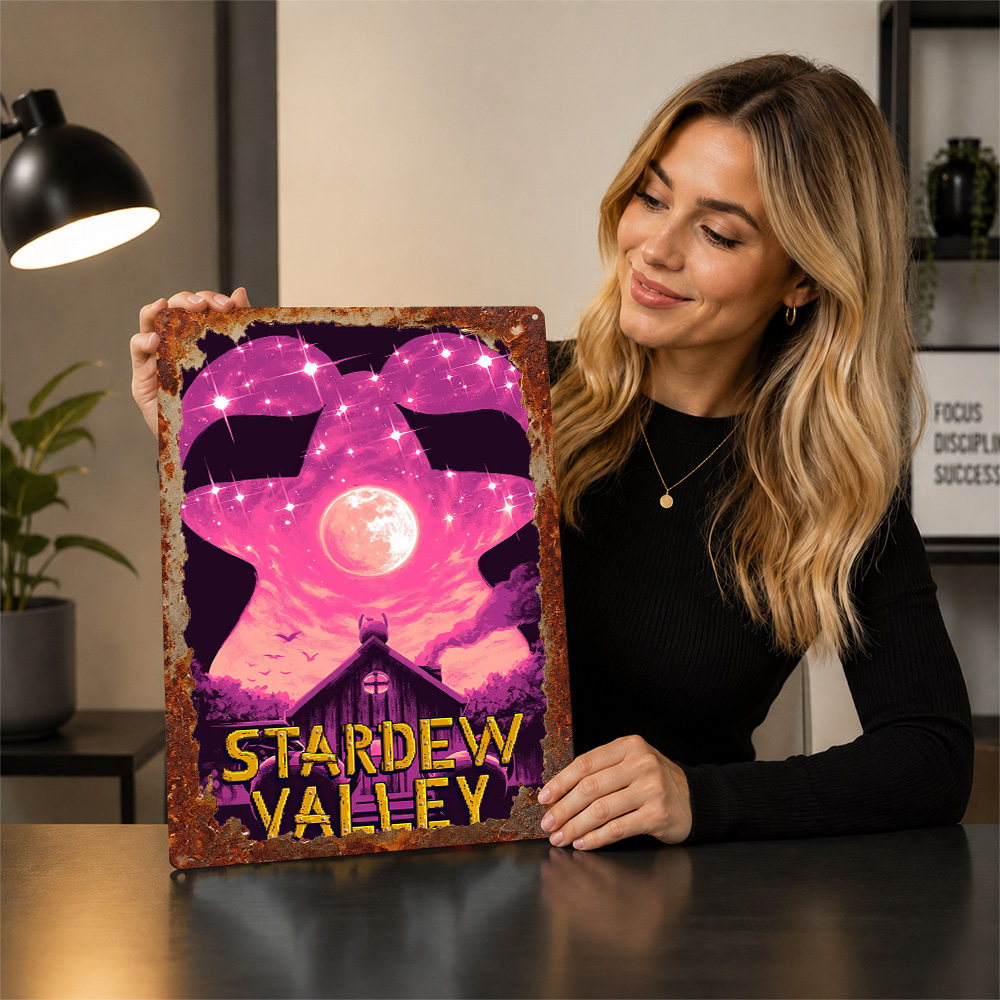 Stardew Valley Nachthemel 3D T - Custom Night Sky recensie en prijs