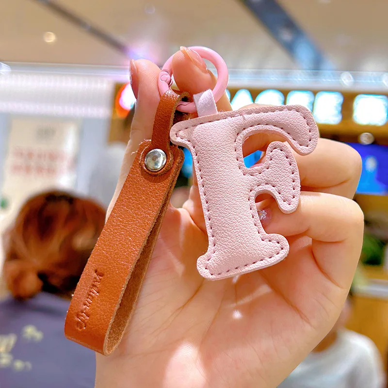 A Tot Z Pu Lederen Beginletter - Monogram Keychain Leather recensie en prijs