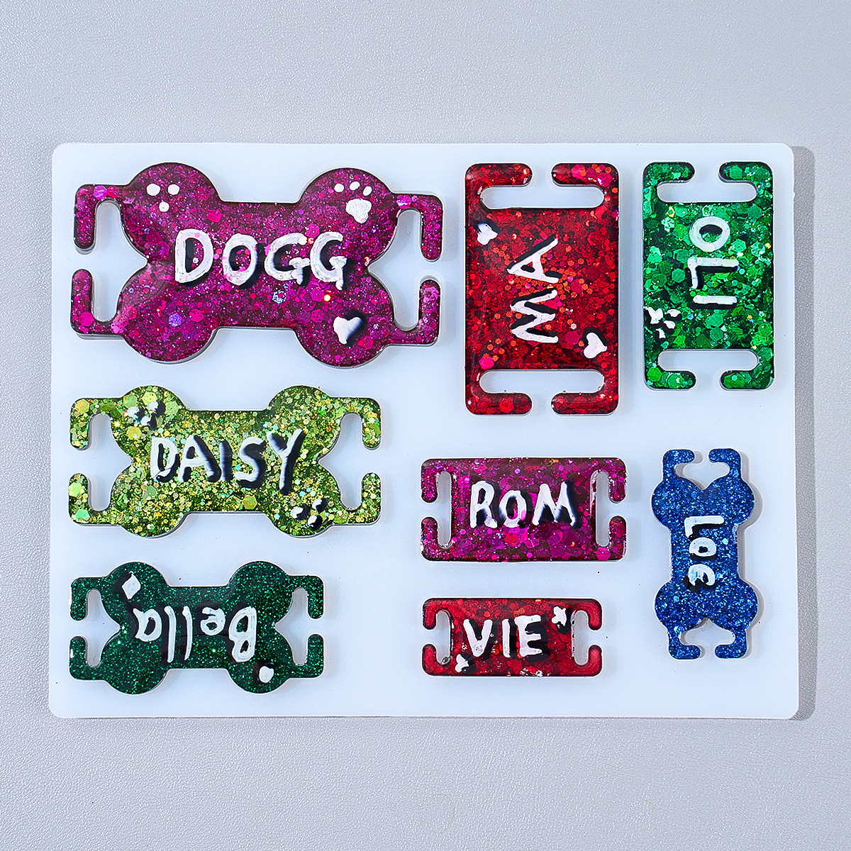 DIY Kat Hond ID Tag Siliconen  - Name Necklace Custom recensie en prijs