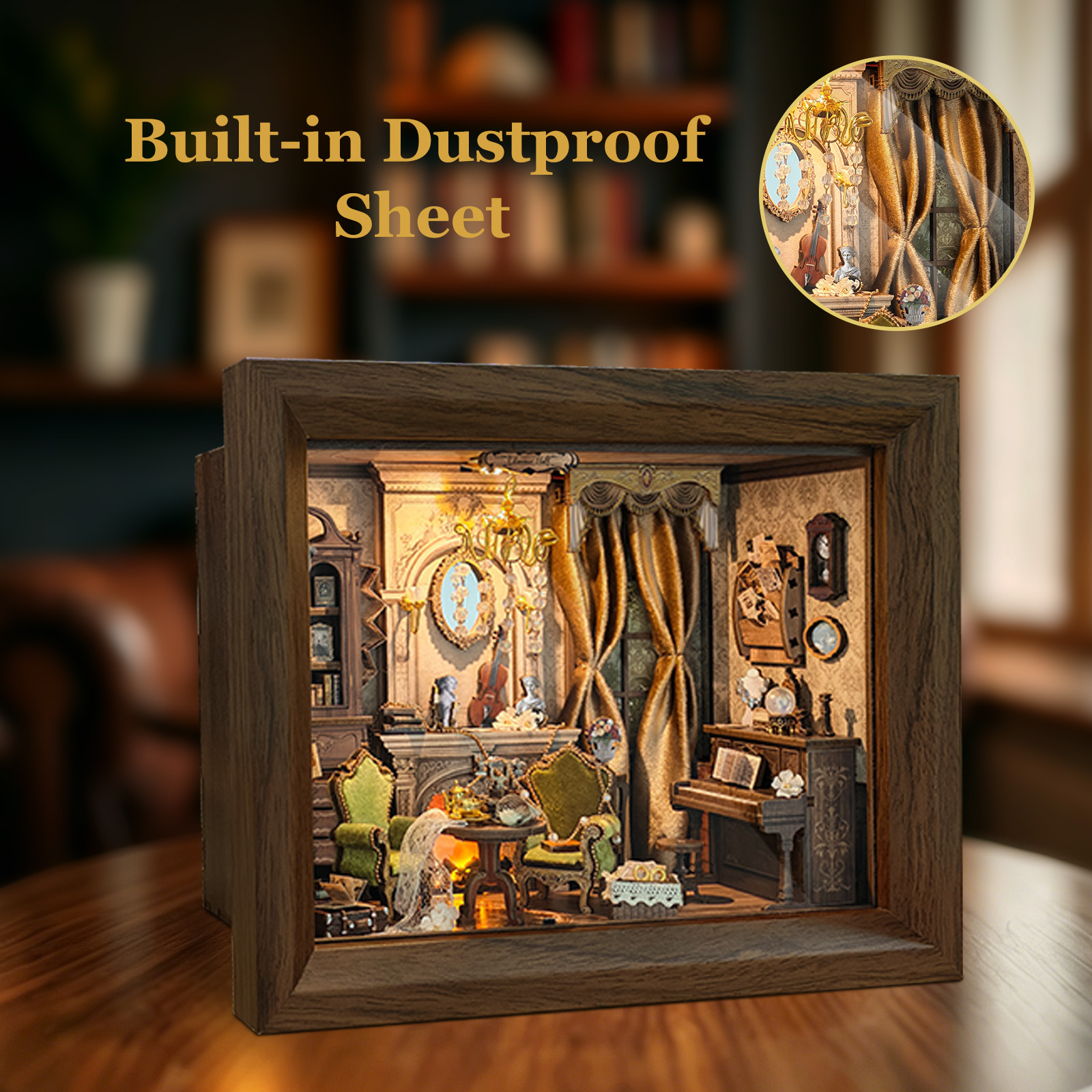 DIY Houten Glimmer Hall Fotoli - Engraved Wood Frame recensie en prijs