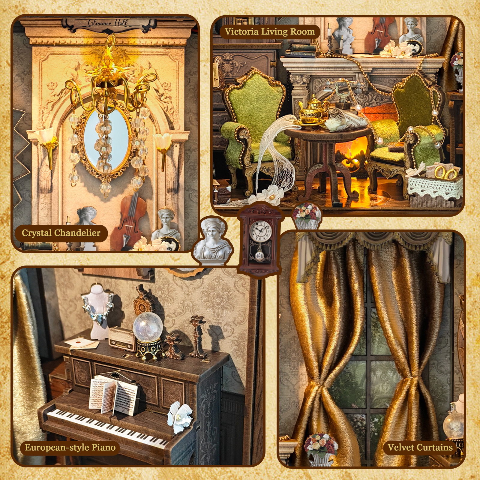 DIY Houten Glimmer Hall Fotoli - Engraved Wood Frame recensie en prijs