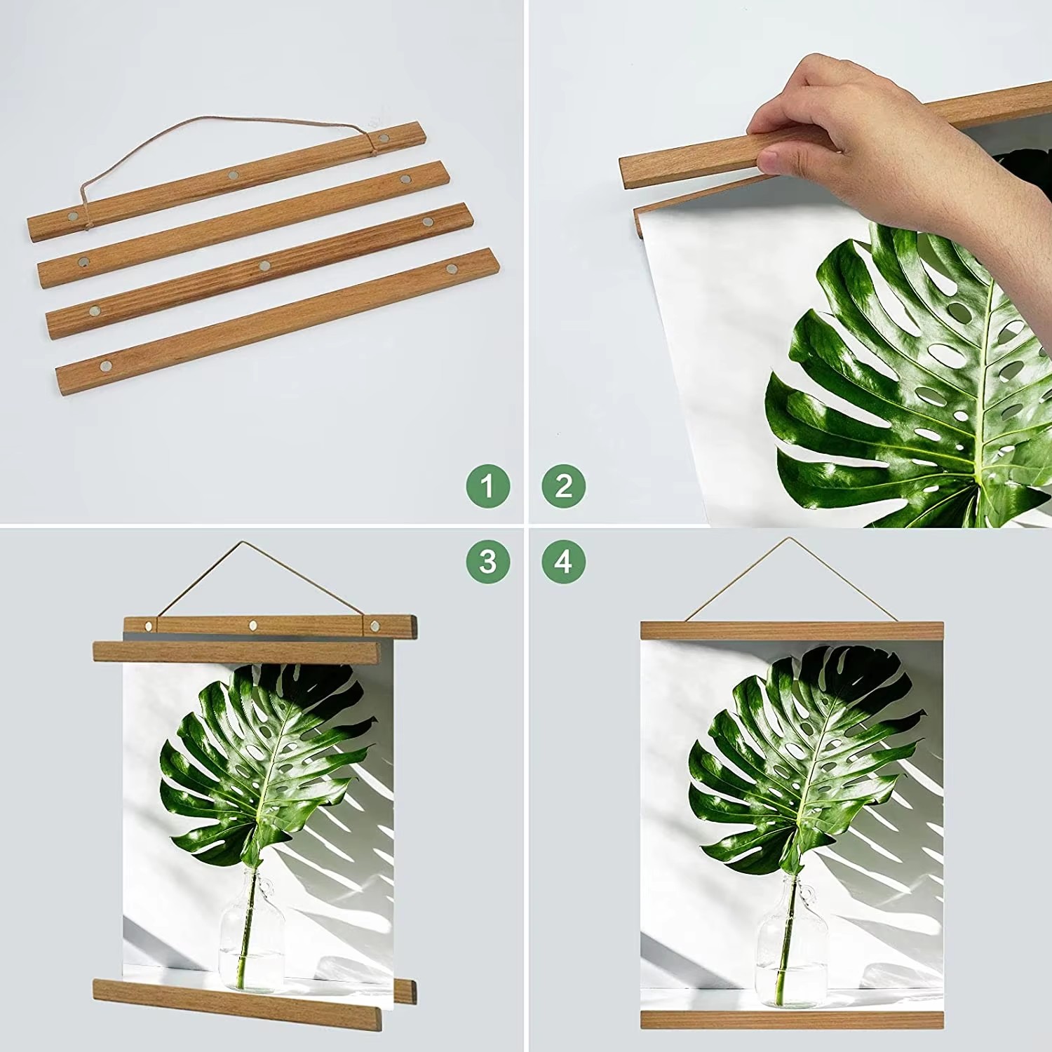 21 30 40 50cm Magnetische Post - Engraved Wood Frame recensie en prijs