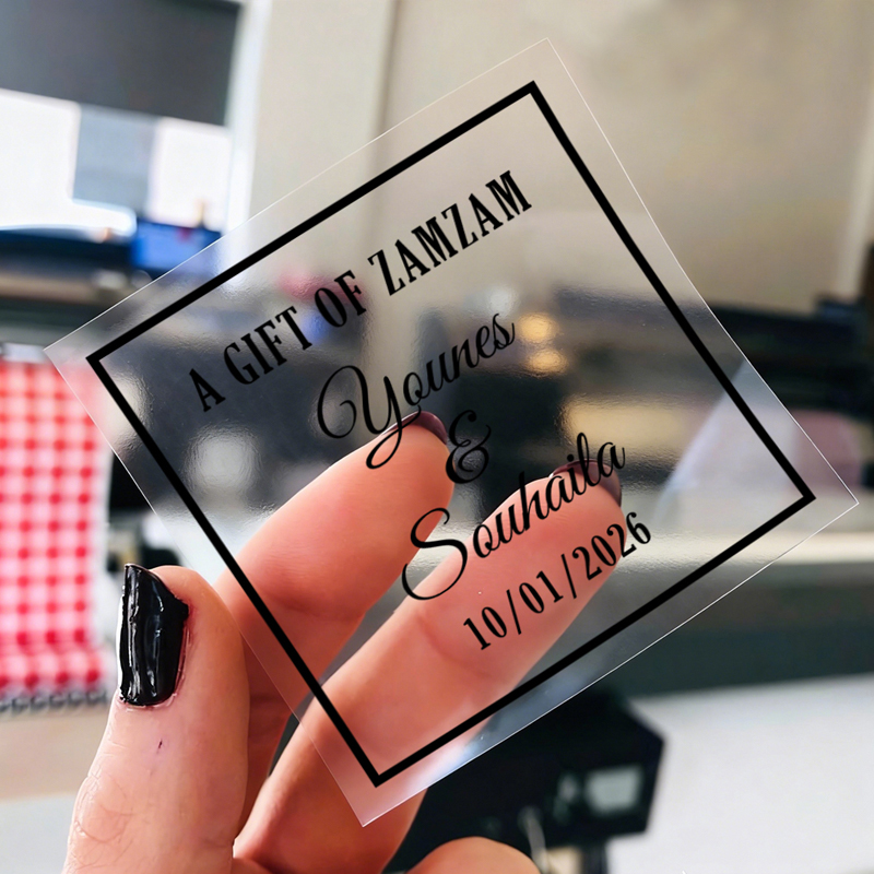 50 STUKS Vierkante gepersonali - Personalised Candle Label recensie en prijs