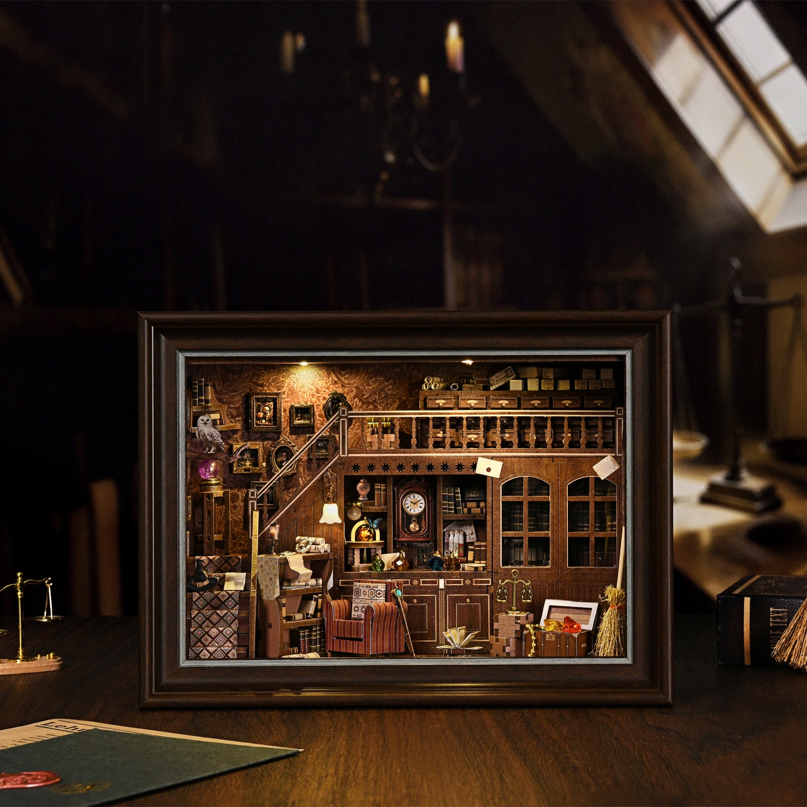 Boekenhoek Kit Geheim Zolderka - Engraved Wood Frame recensie en prijs