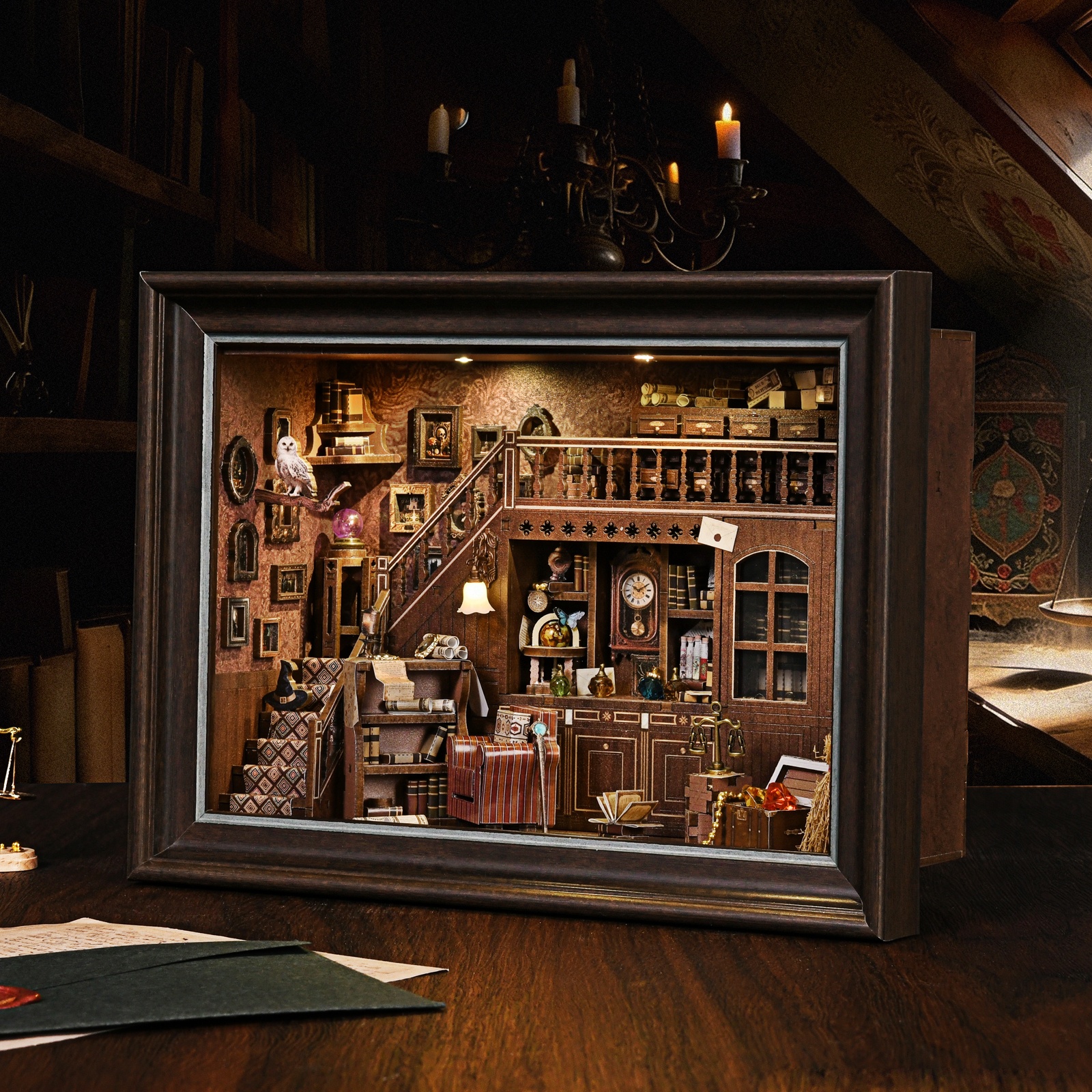 Boekenhoek Kit Geheim Zolderka - Engraved Wood Frame recensie en prijs