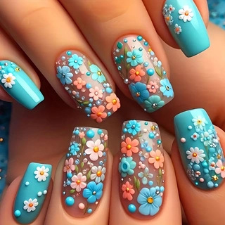 24 stks/set Middellange nepnag - Pressed Flower Art recensie en prijs