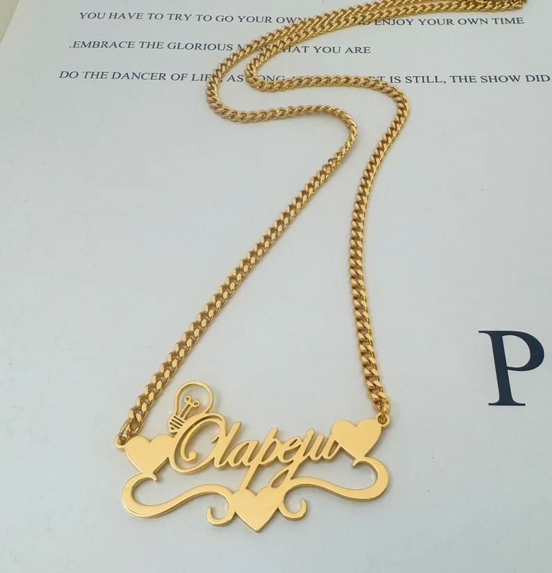 Handgemaakte Gouden Kleur Naam - Name Necklace Custom recensie en prijs