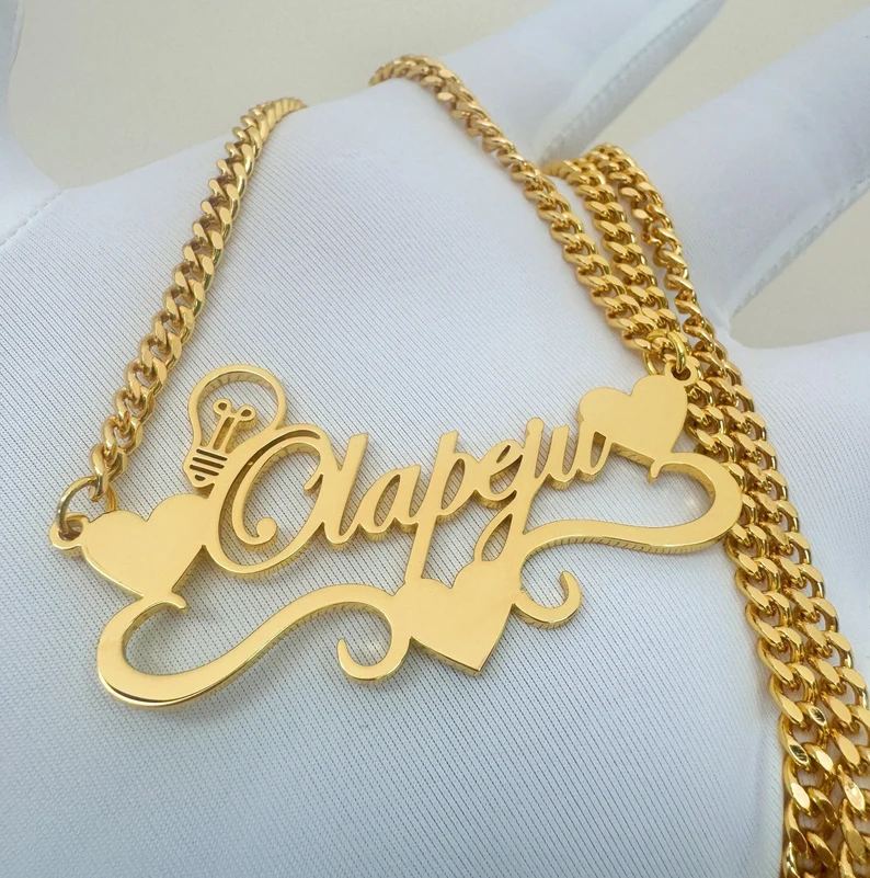 Handgemaakte Gouden Kleur Naam - Name Necklace Custom recensie en prijs
