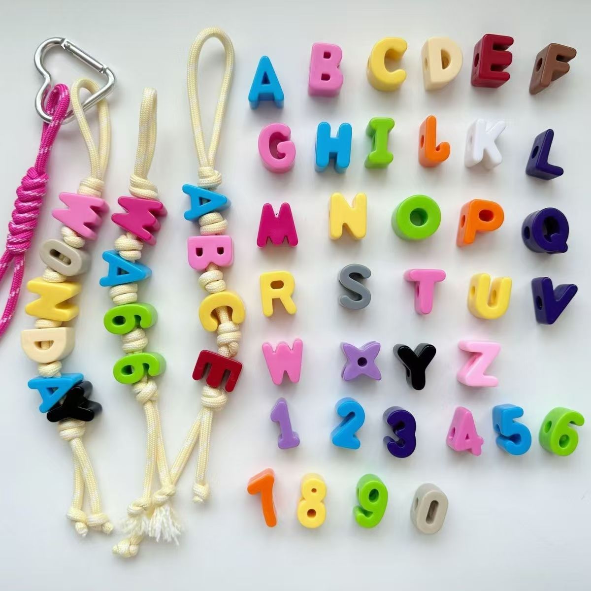 Aangepaste naam sleutelhanger  - Initial Ring Custom recensie en prijs