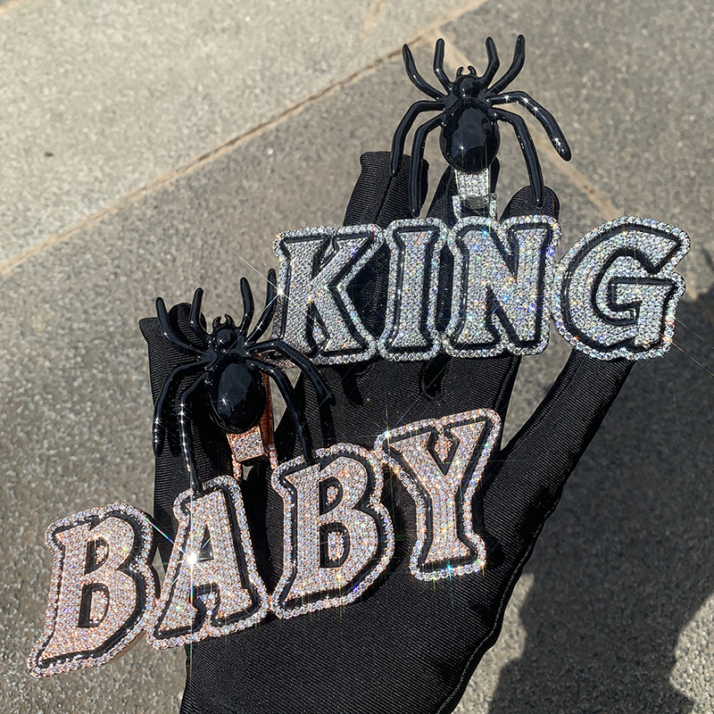 Custom Spider Letters Naam Han - Name Necklace Custom recensie en prijs