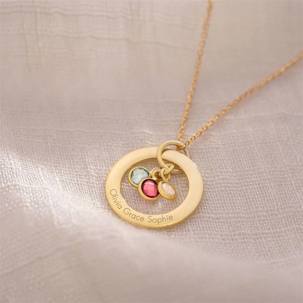Custom Geboortesteen Eeuwige R - Birth Flower Necklace recensie en prijs