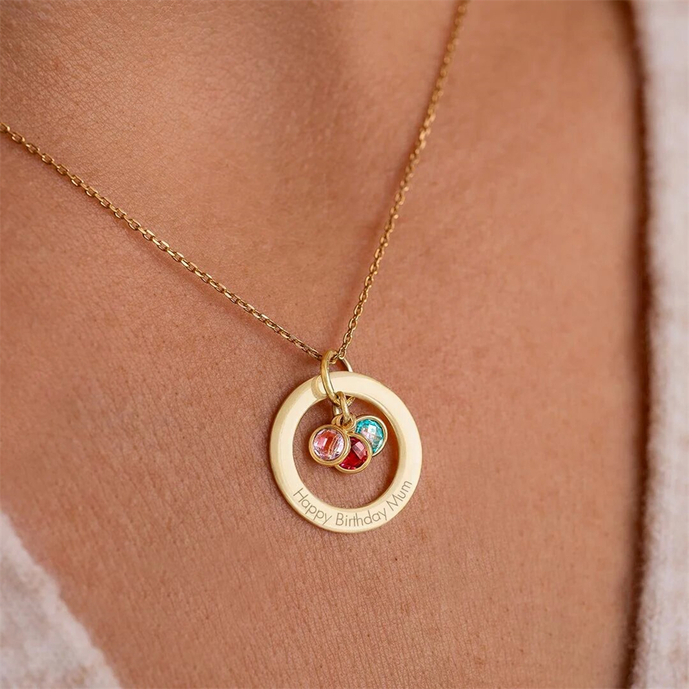 Custom Geboortesteen Eeuwige R - Birth Flower Necklace recensie en prijs