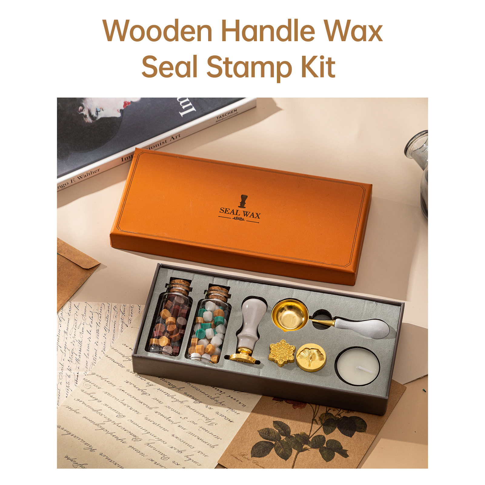 【HOT】Waxzegelstempelset met 3  - Wax Seal Letter Kit recensie en prijs