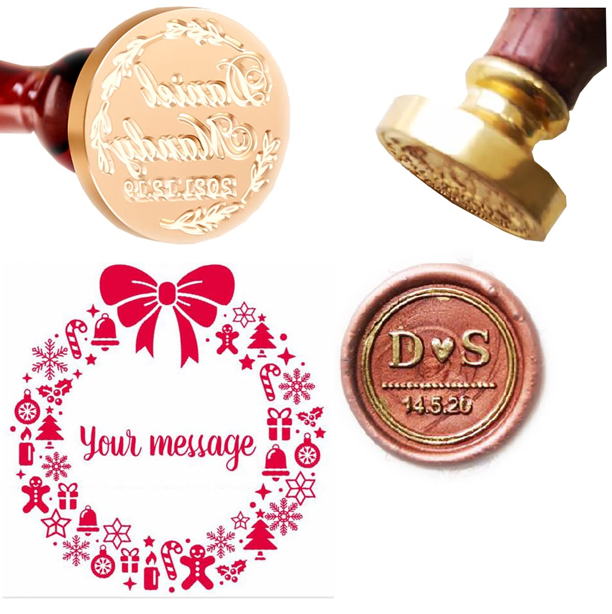 Aangepaste brief lakzegel stem - Wax Seal Letter Kit recensie en prijs