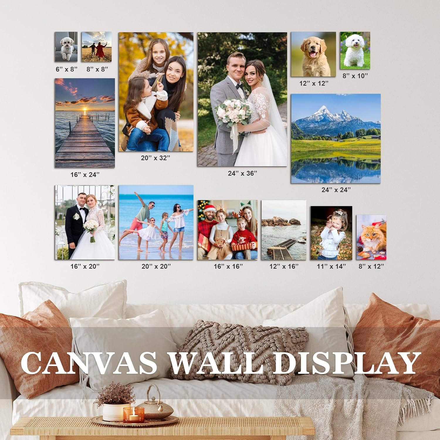 Op maat gemaakte canvas schild - Custom Map Poster recensie en prijs