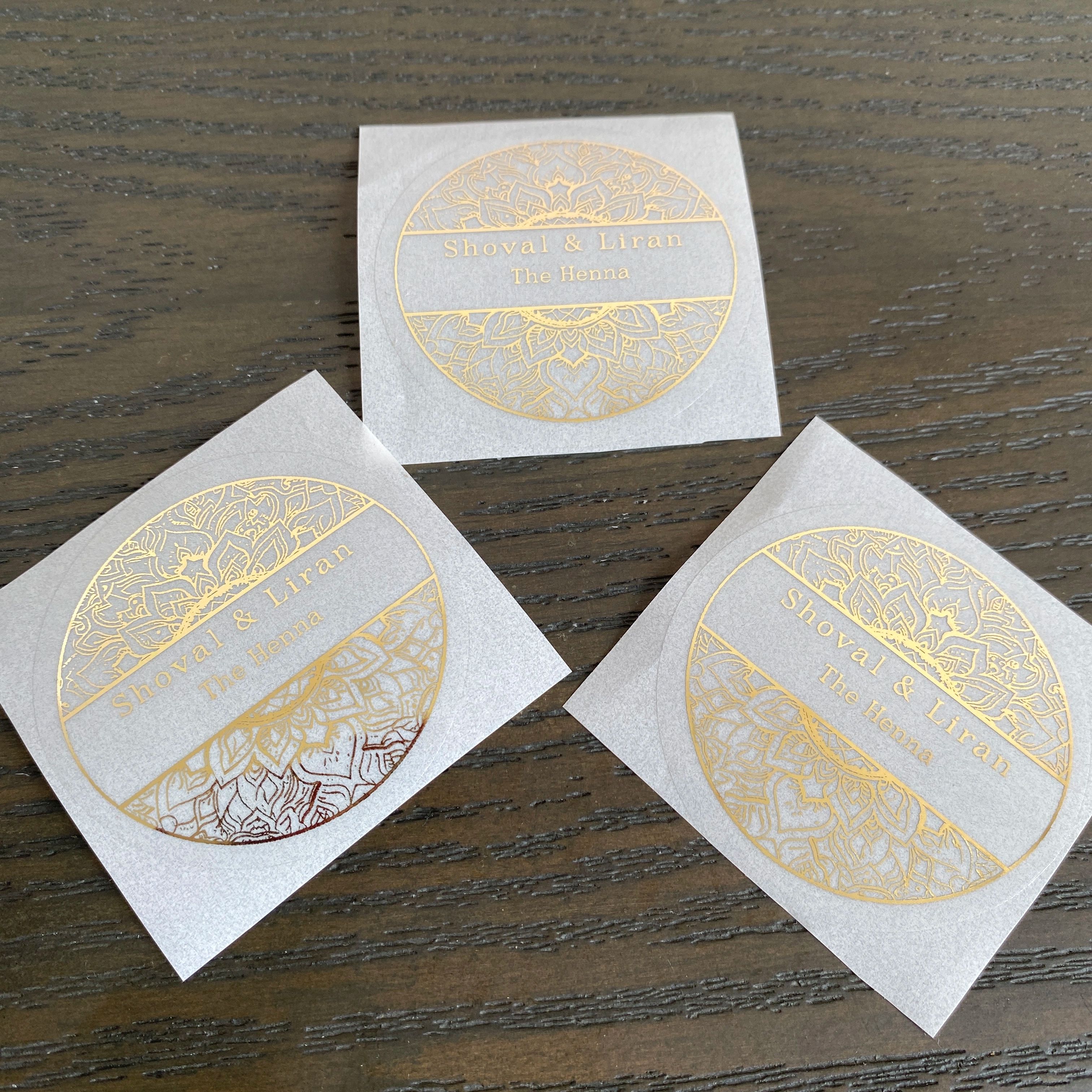 Op maat gemaakte henna dag kaa - Personalised Candle Label recensie en prijs