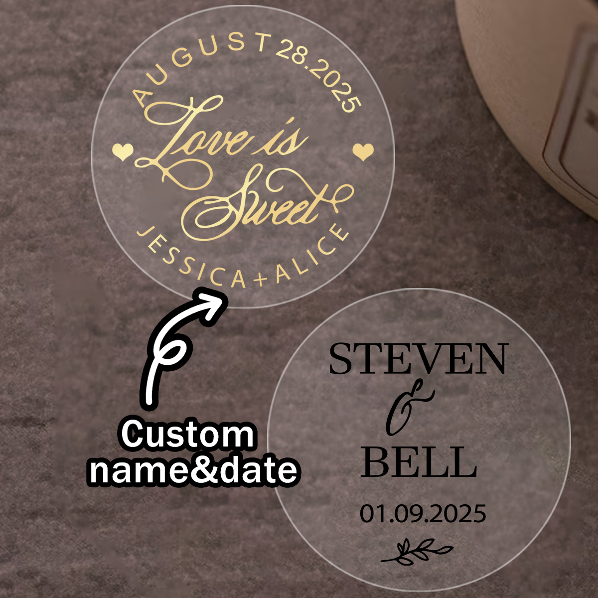 30-240 stuks aangepaste tekst  - Personalised Candle Label recensie en prijs