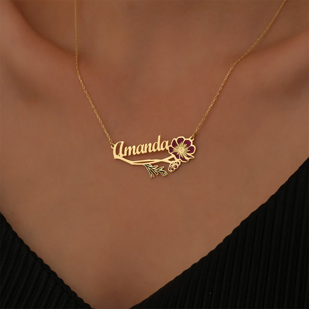 Gepersonaliseerde kleurrijke g - Name Necklace Custom recensie en prijs
