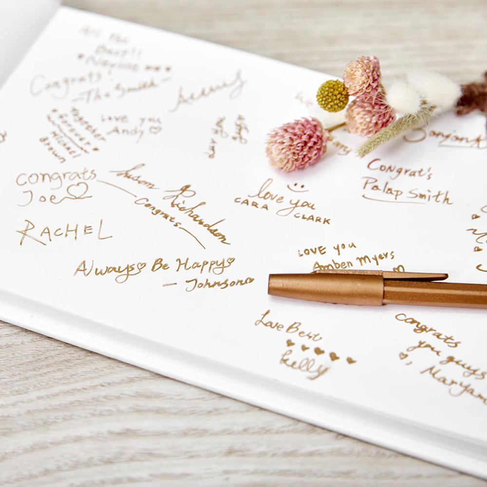 Aangepaste bruiloft wit gasten - Custom Photo Book recensie en prijs