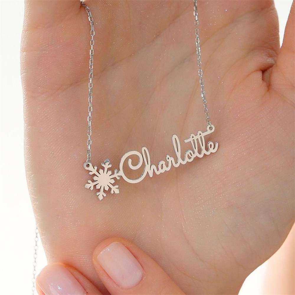 Aangepaste eenvoudige naam ket - Birth Flower Necklace recensie en prijs