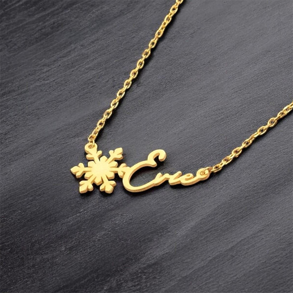 Aangepaste eenvoudige naam ket - Birth Flower Necklace recensie en prijs