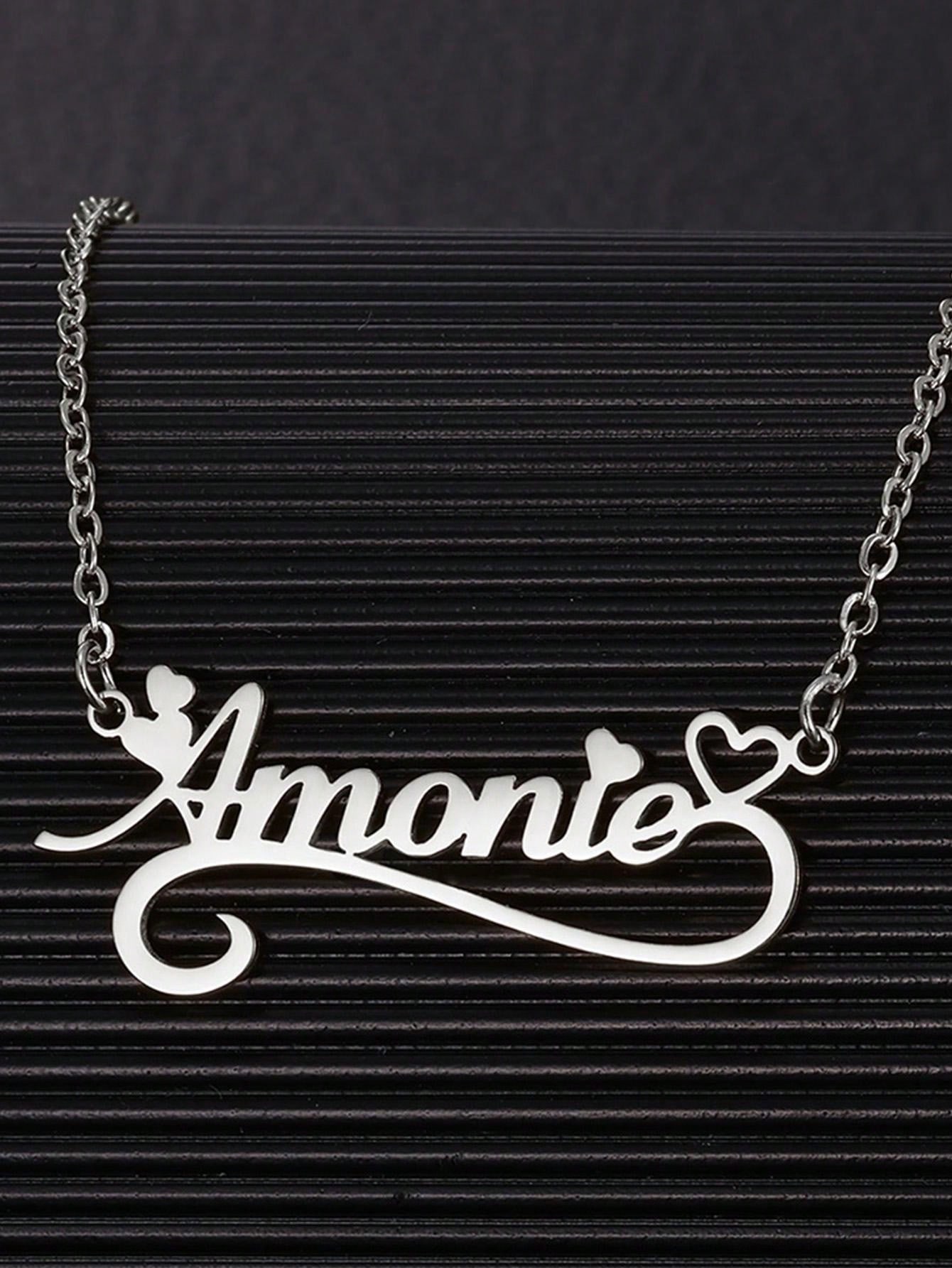 Aangepaste Naam Holle Hart Ket - Name Necklace Custom recensie en prijs