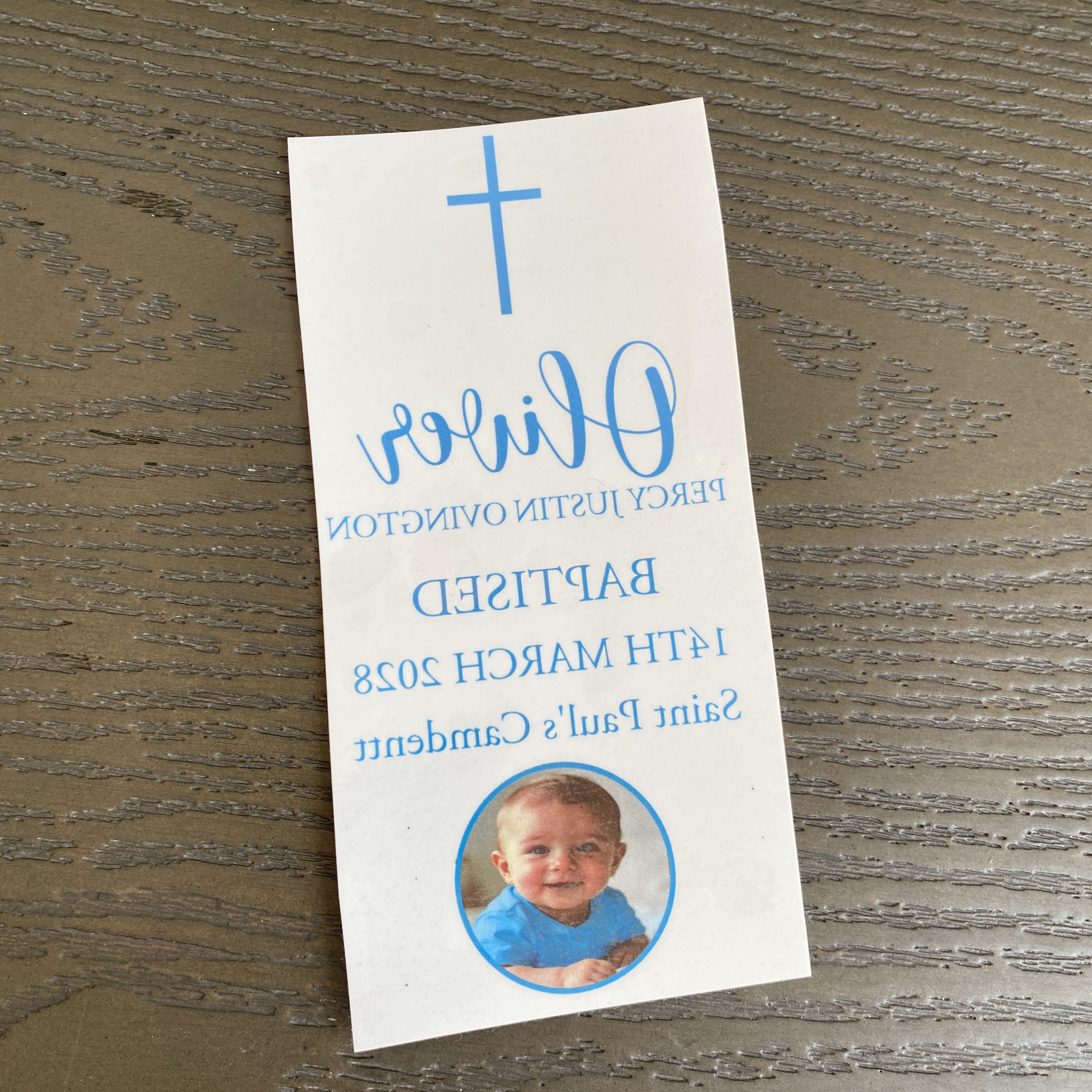 Aangepaste trouwfoto stickers, - Personalised Candle Label recensie en prijs