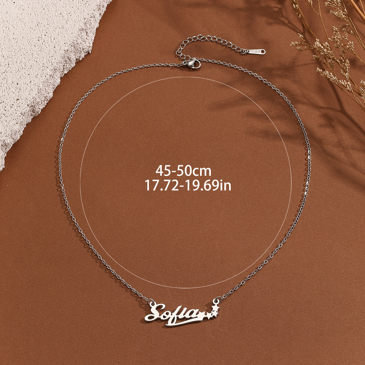 Roestvrijstalen Ster Letter Ha - Name Necklace Custom recensie en prijs