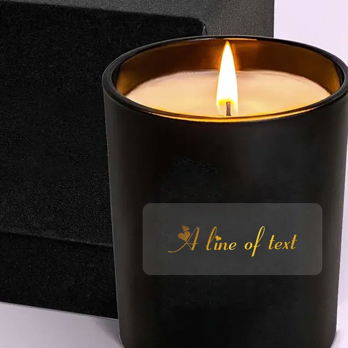 Op maat gemaakte rechthoekige  - Personalised Candle Label recensie en prijs