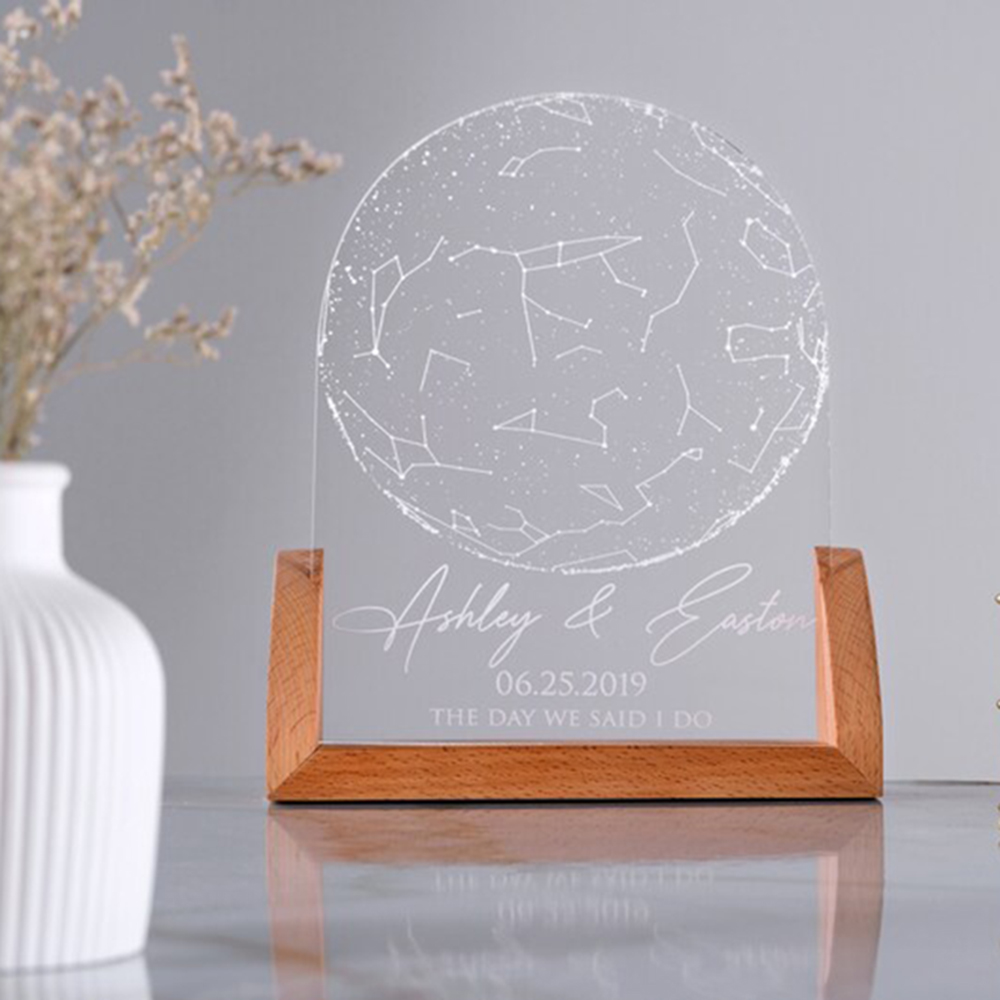 Aangepaste sterrenkaart per da - Custom Star Map recensie en prijs