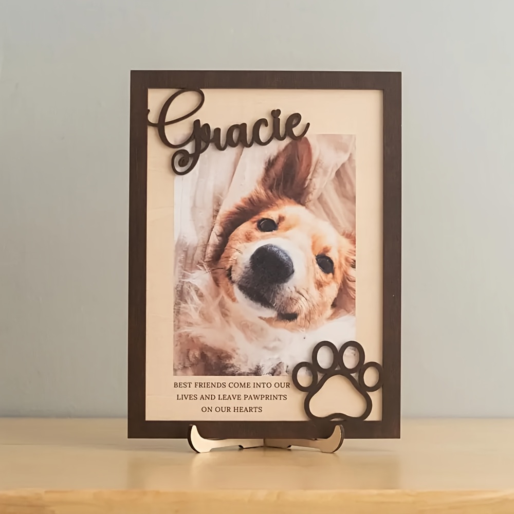 Aanpasbare gepersonaliseerde h - Engraved Wood Frame recensie en prijs