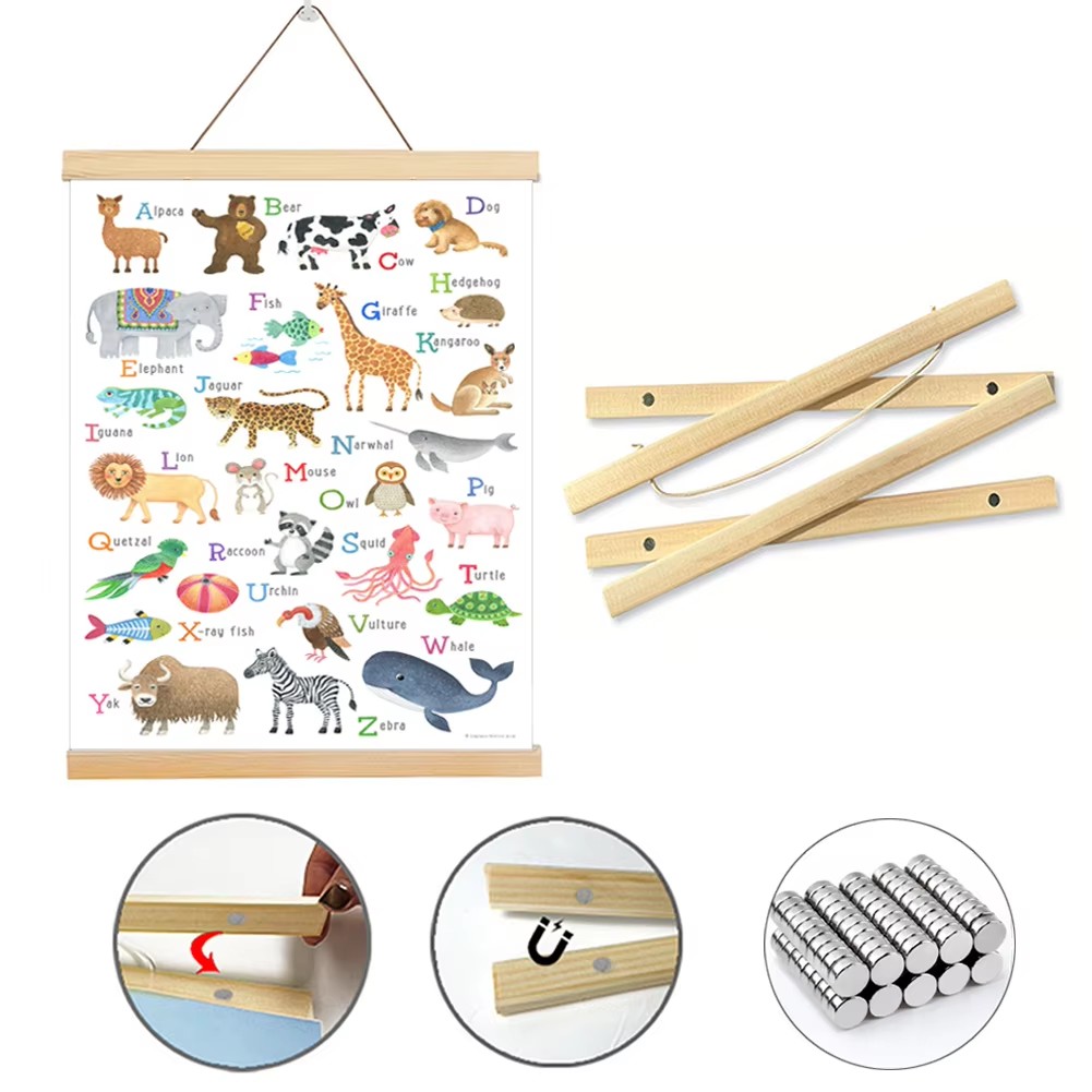 7 kleuren 30 40 50 cm Magnetis - Engraved Wood Frame recensie en prijs