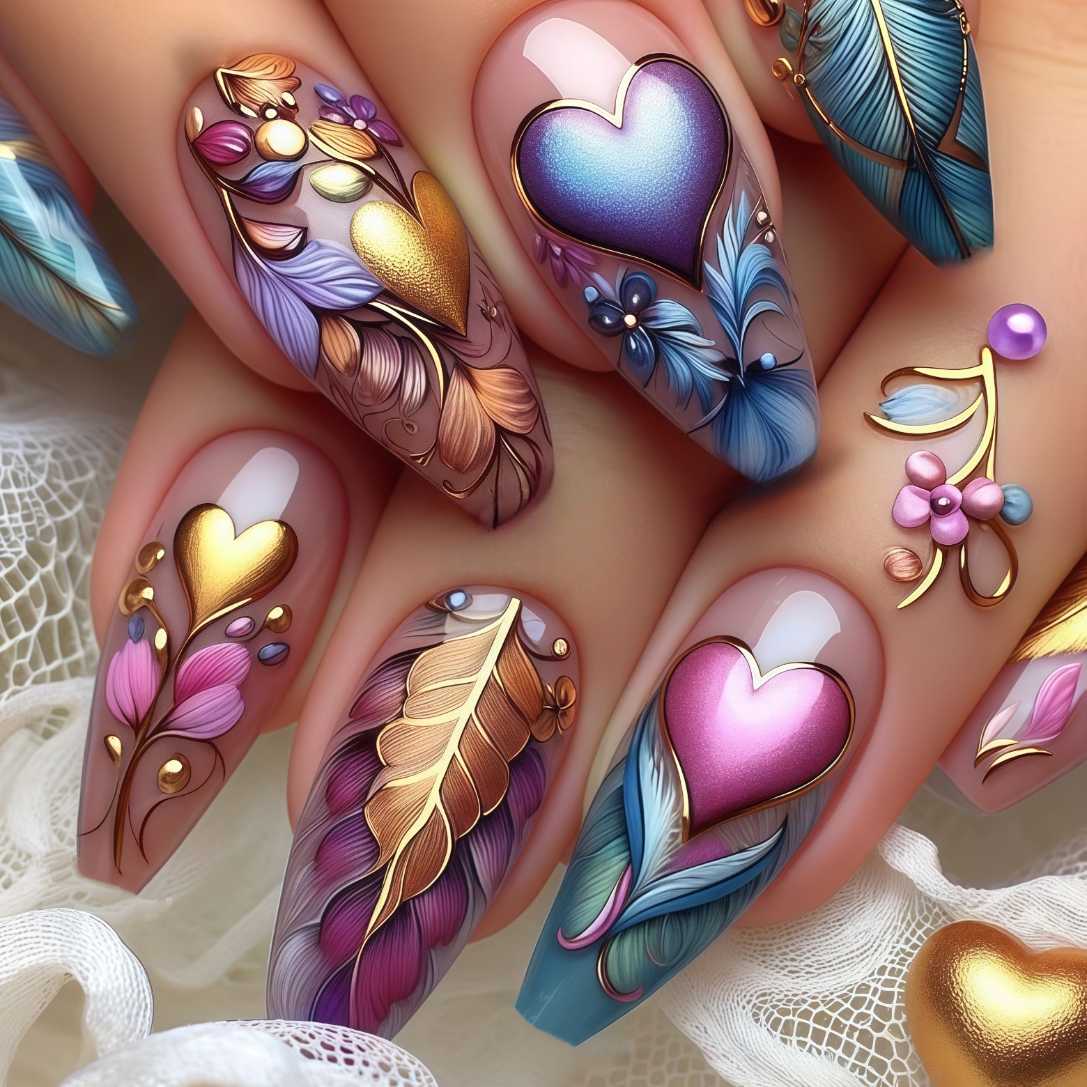 24 stks/set 3D nepnagels voor  - Pressed Flower Art recensie en prijs