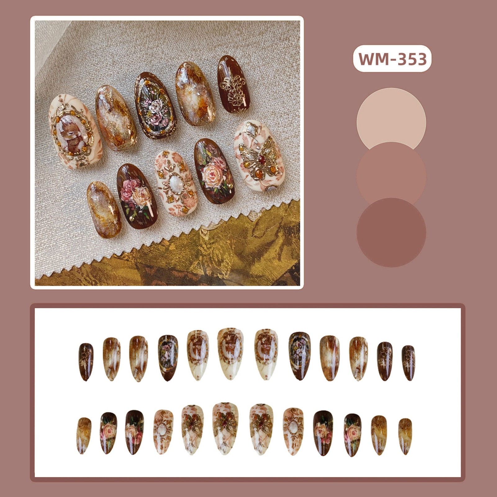24 stuks vintage tuin nepnagel - Pressed Flower Art recensie en prijs