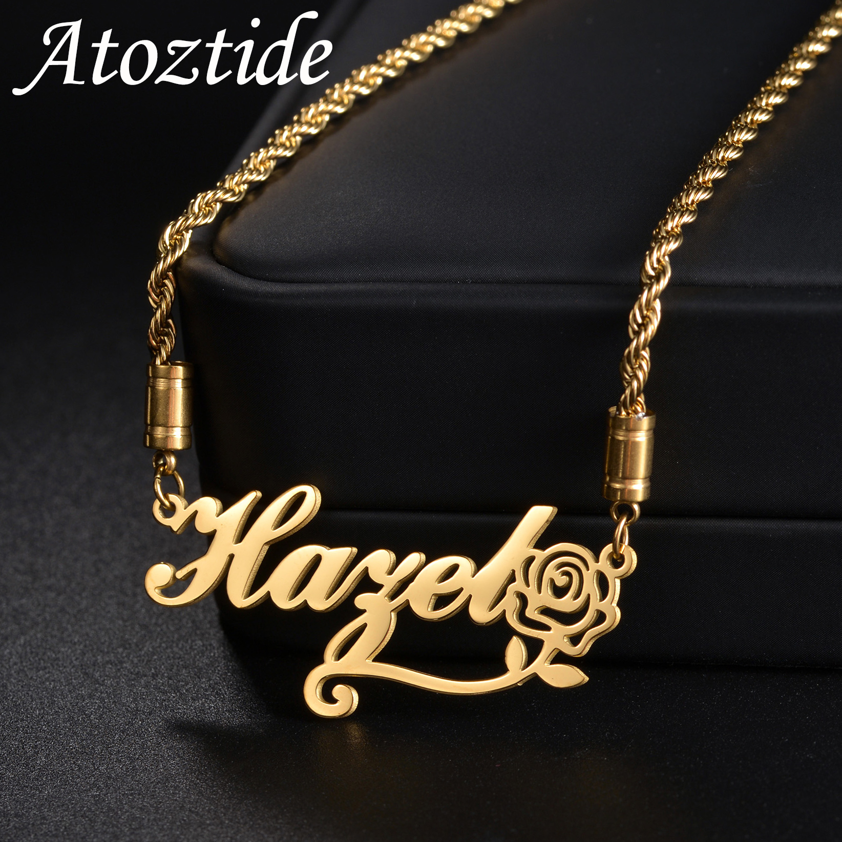 Atoztide Gepersonaliseerde Aan - Birth Flower Necklace recensie en prijs