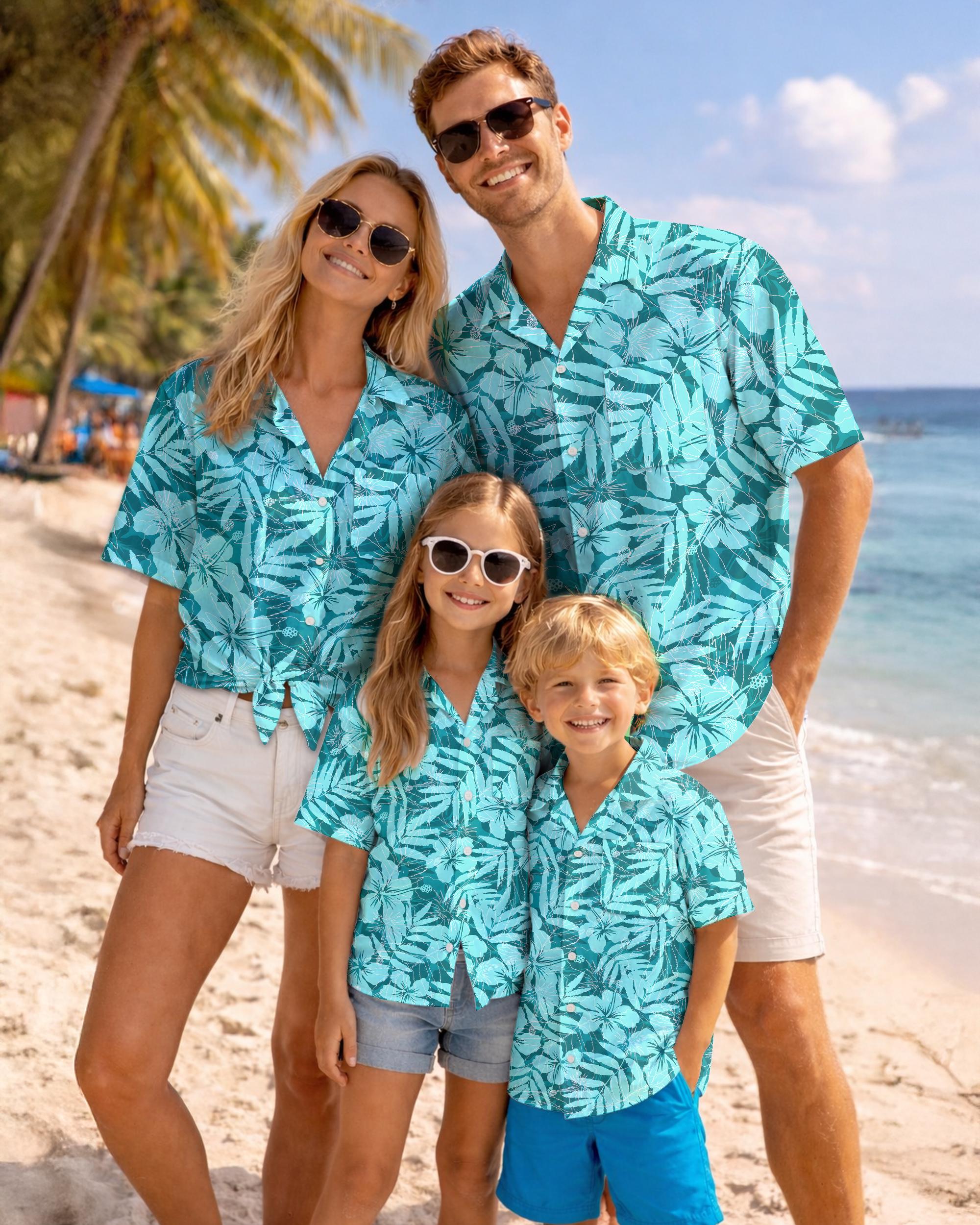 Hawaiiaans kindershirt met pla - Family Tree Print recensie en prijs