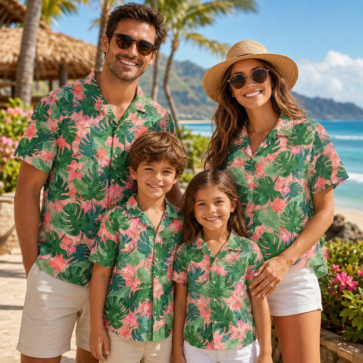 Hawaiiaans kindershirt met pla - Family Tree Print recensie en prijs