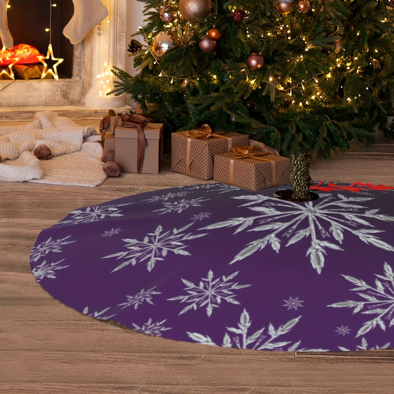 VIKAMA diep paarse sneeuwvlok  - Family Tree Print recensie en prijs