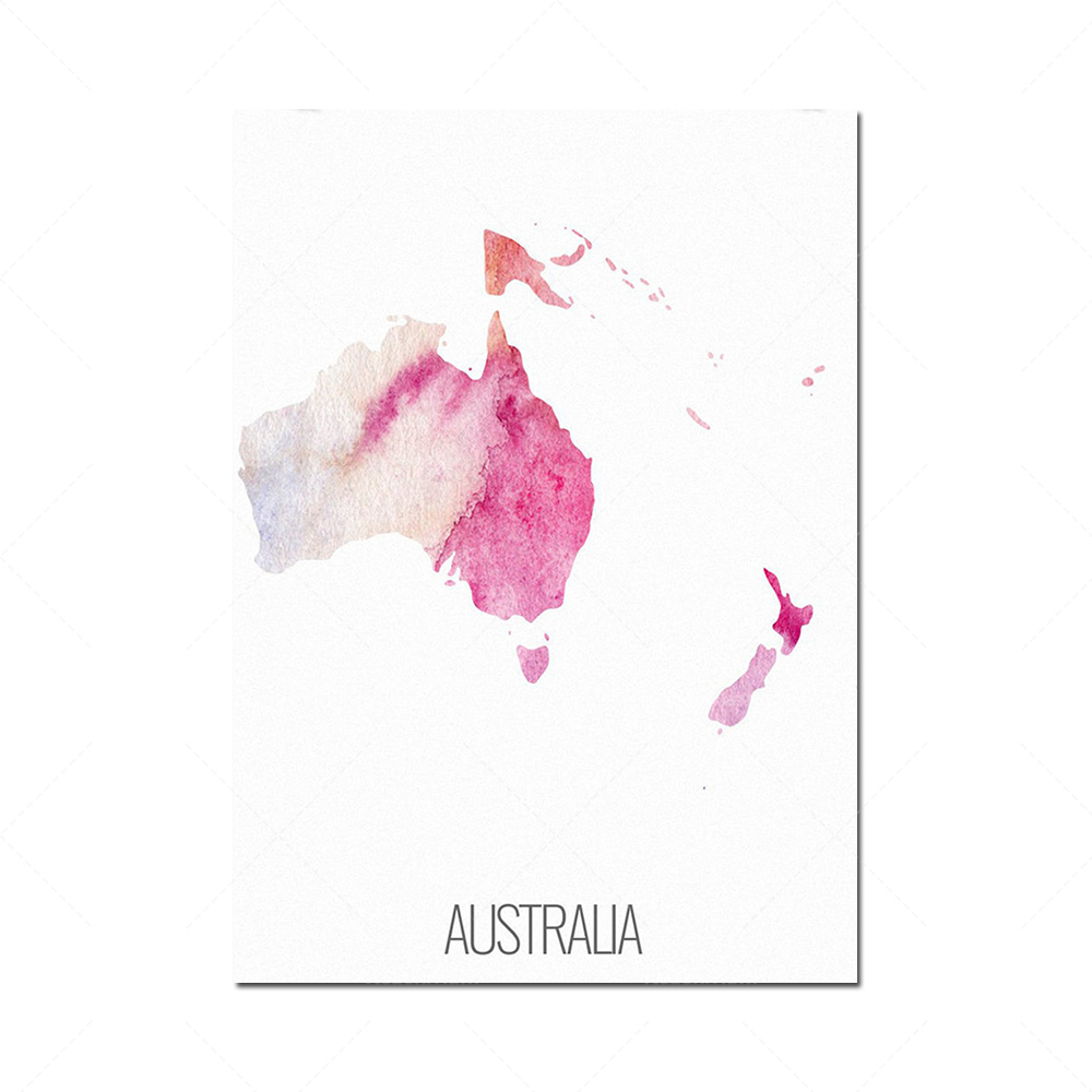 6-continentposterset, kaart No - Custom Star Map recensie en prijs