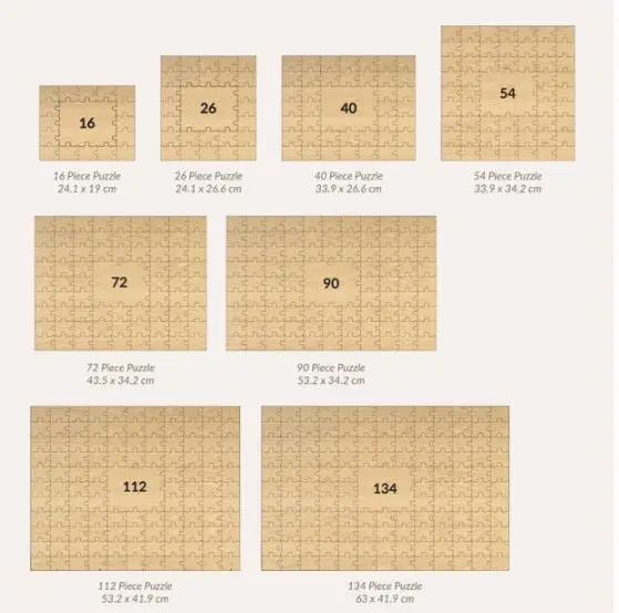 Aangepaste houten fotopuzzel g - Custom Photo Book recensie en prijs